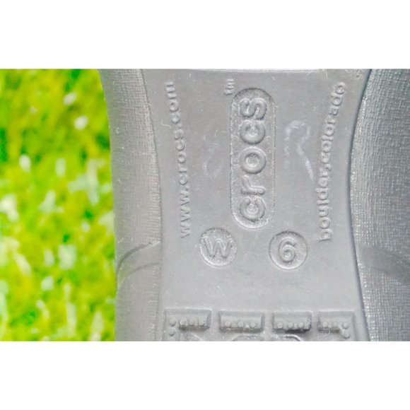 Crocs Black Ballet Flats - Women's 6 - Picture 7 of 8